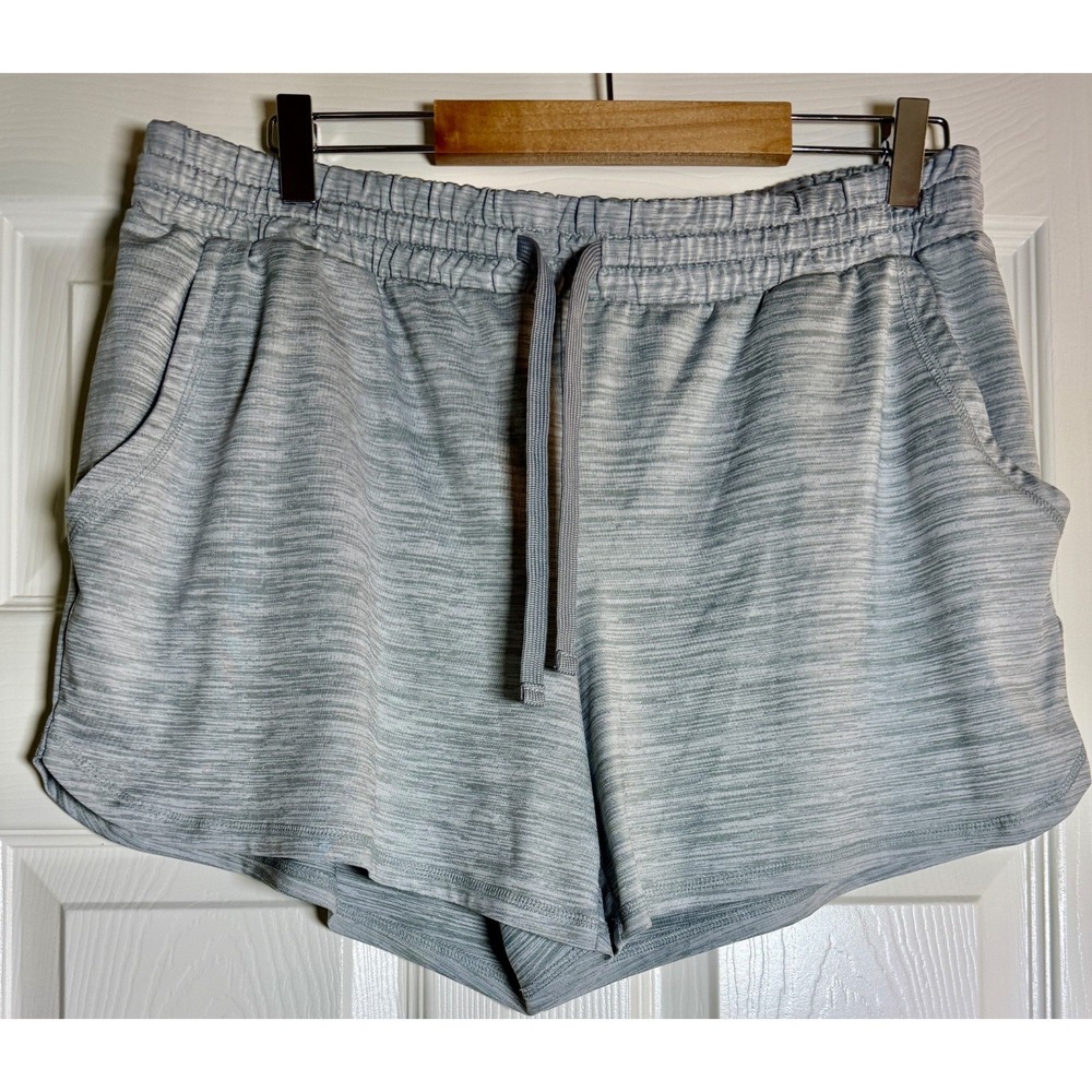 St. John's Bay Activewear Dri-Fit Athletic Women's Heather Gray Shorts w/pockets
